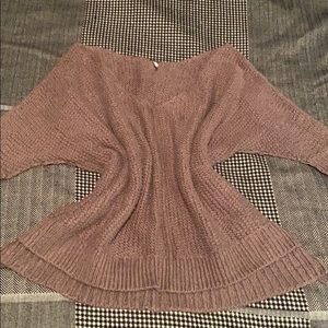 Free people off the shoulder sweater